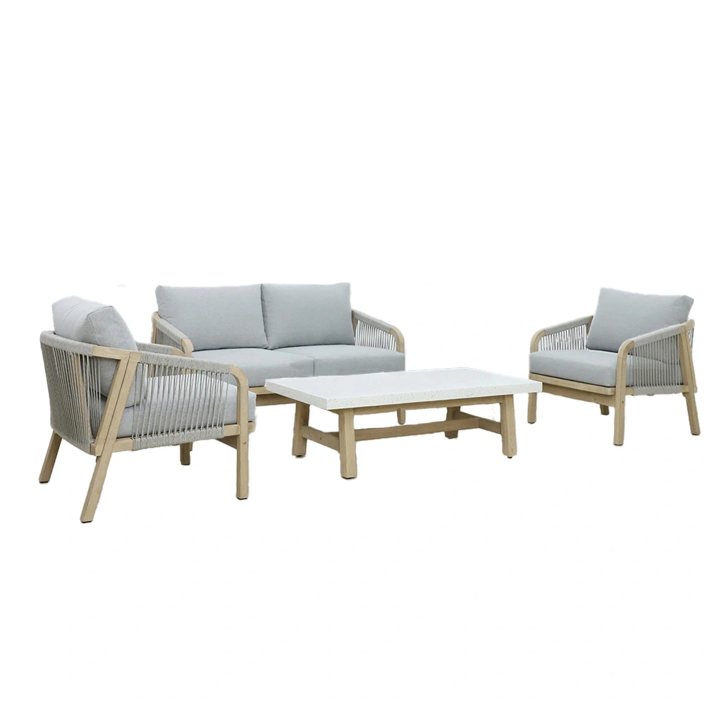 Buitengewoon de boet Ashen Sofa Loungeset 4p - 