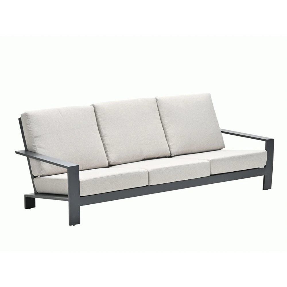 Garden impressions Lincoln 3-zits Loungebank Carbon Black - 
