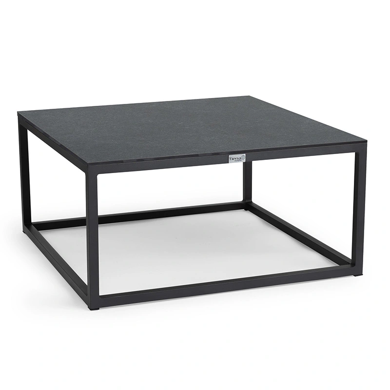 Tierra outdoor Rio Salontafel L Trespa Graphite 80x80 cm - 
