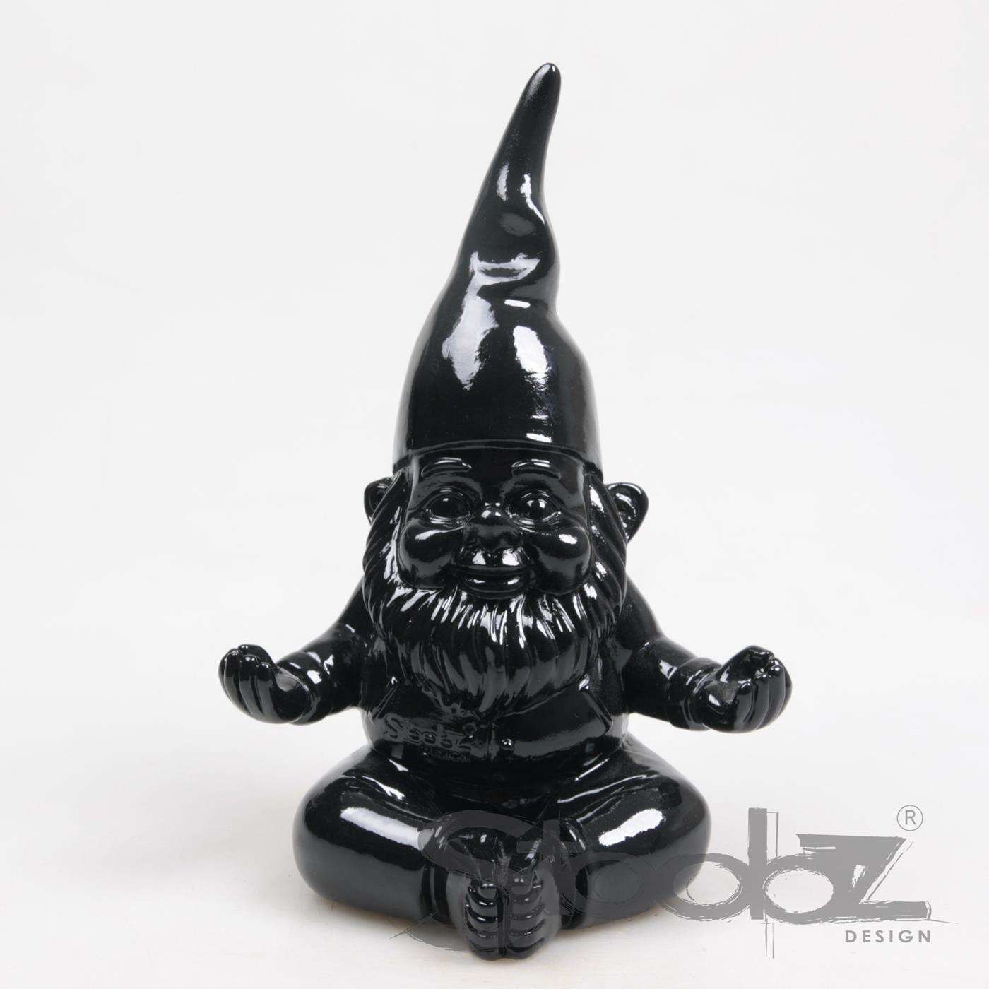 Stoobz Kabouter yoga zwart 20cm