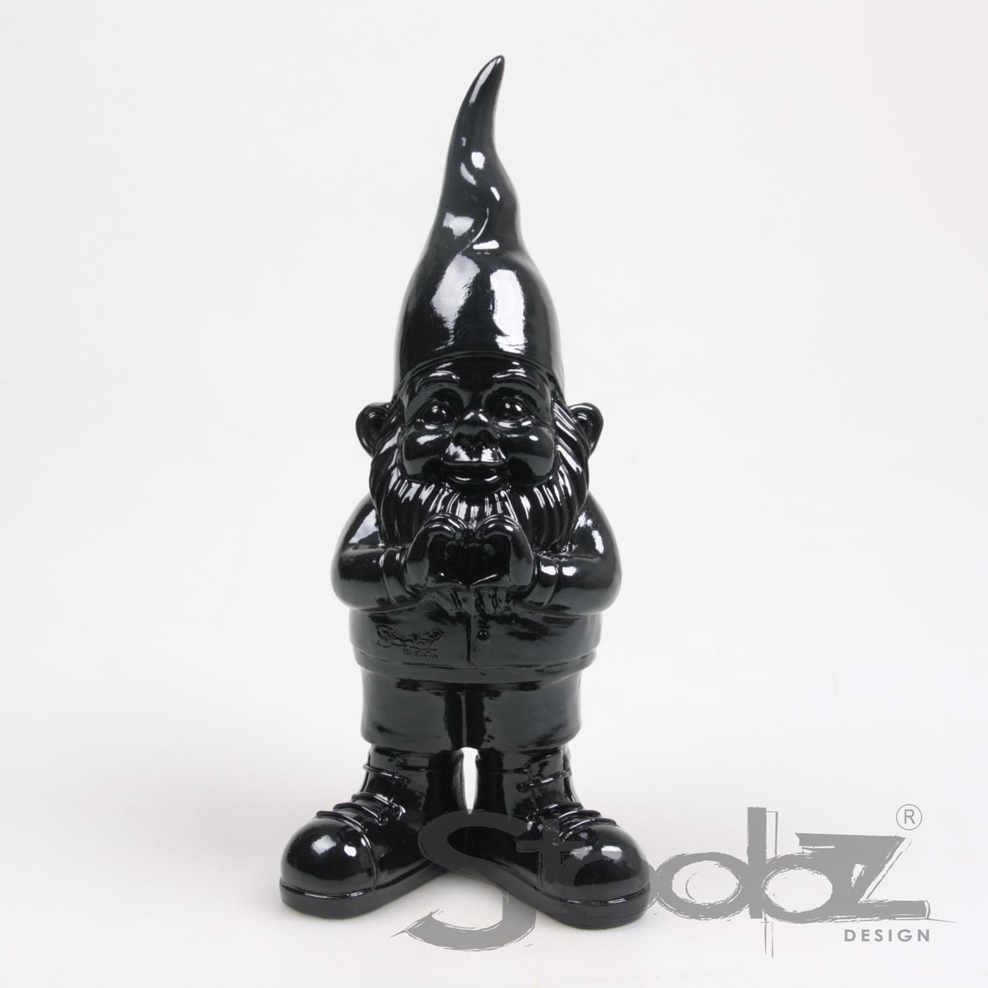 Stoobz Kabouter hart zwart 29.5cm
