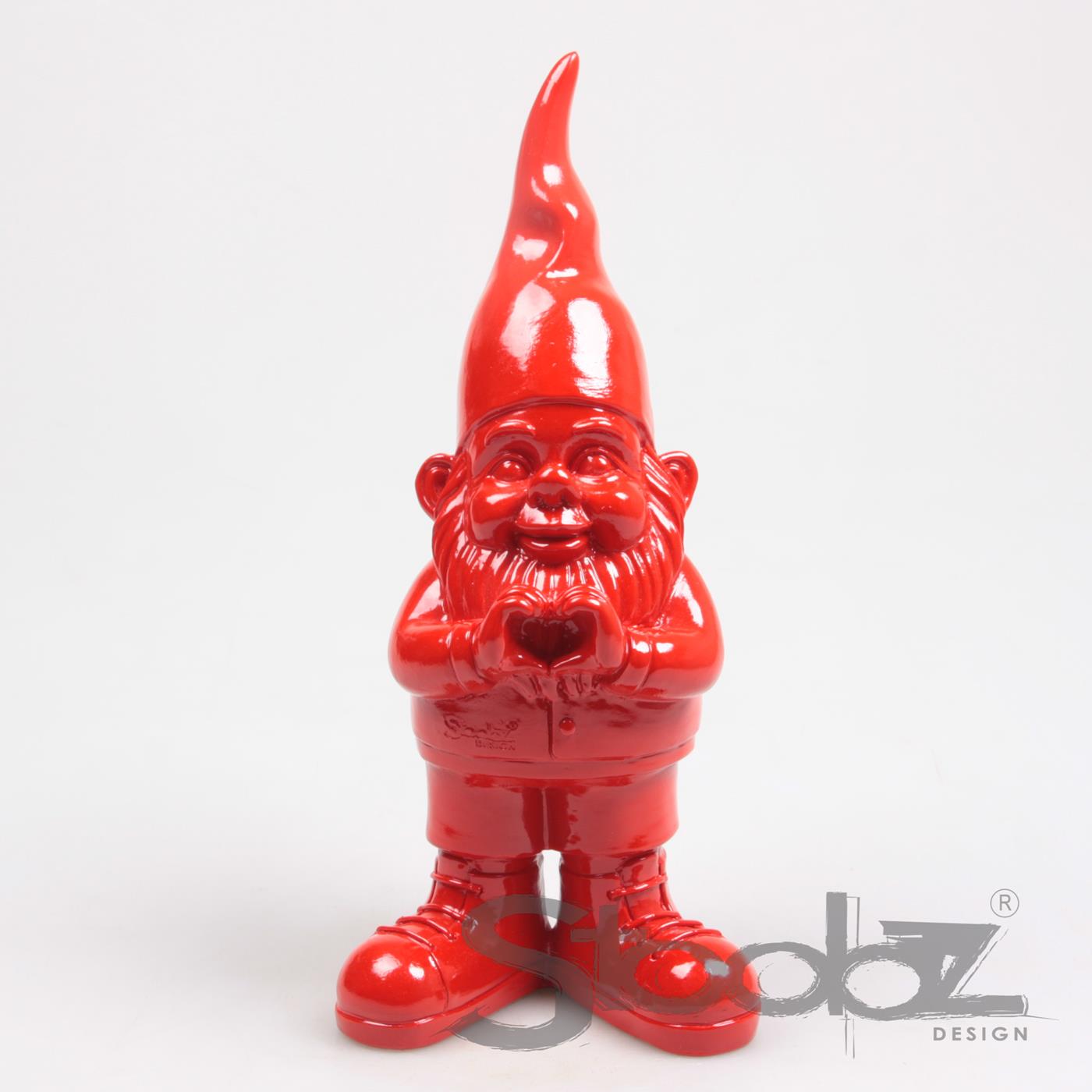 Stoobz Kabouter hart rood 29.5cm