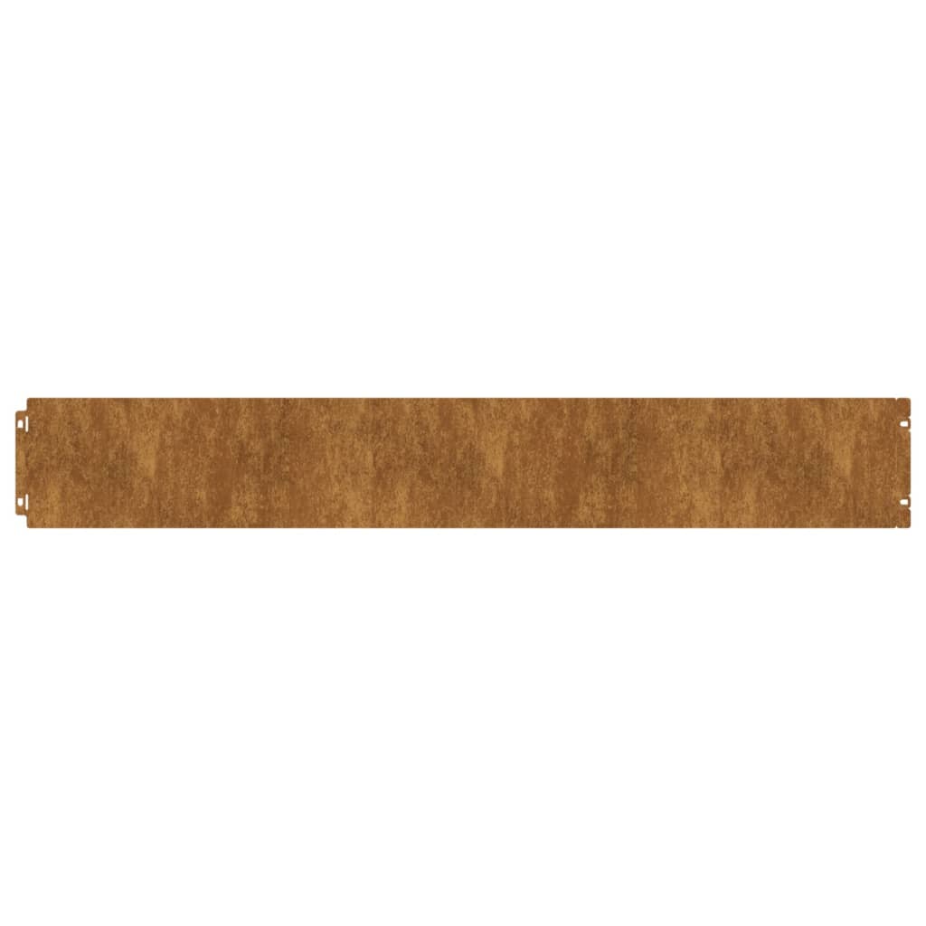 vidaXL Gazonranden 50 stuks 15x103 cm flexibel cortenstaal