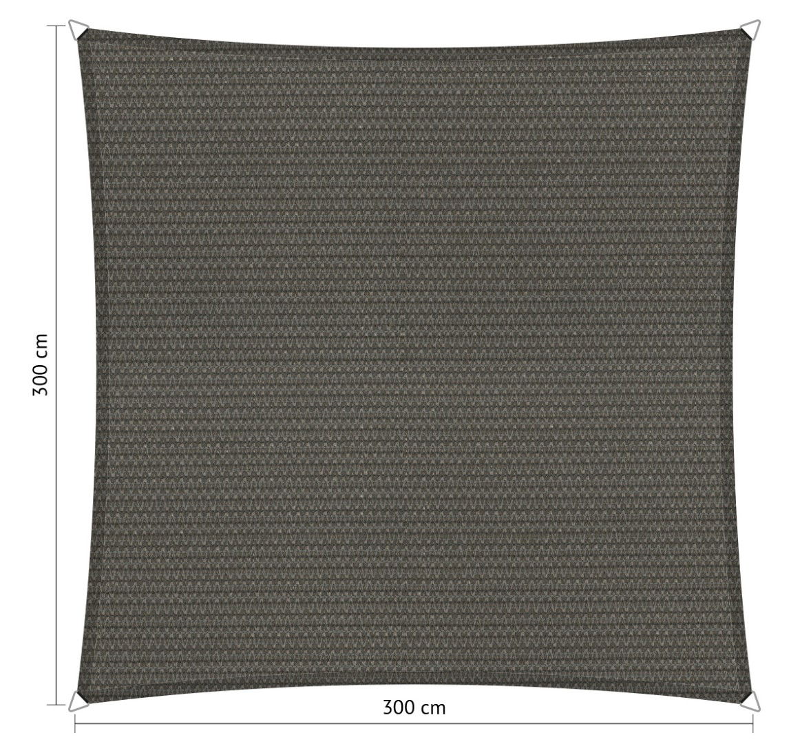 Shadow comfort Vierkant 3,00x3,00 m Cool Grey - 
