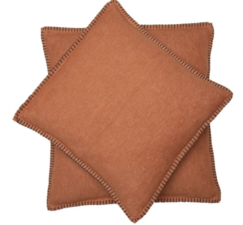 David Fussenegger Sylt sierkussenhoes Uni 50x50 Toffee