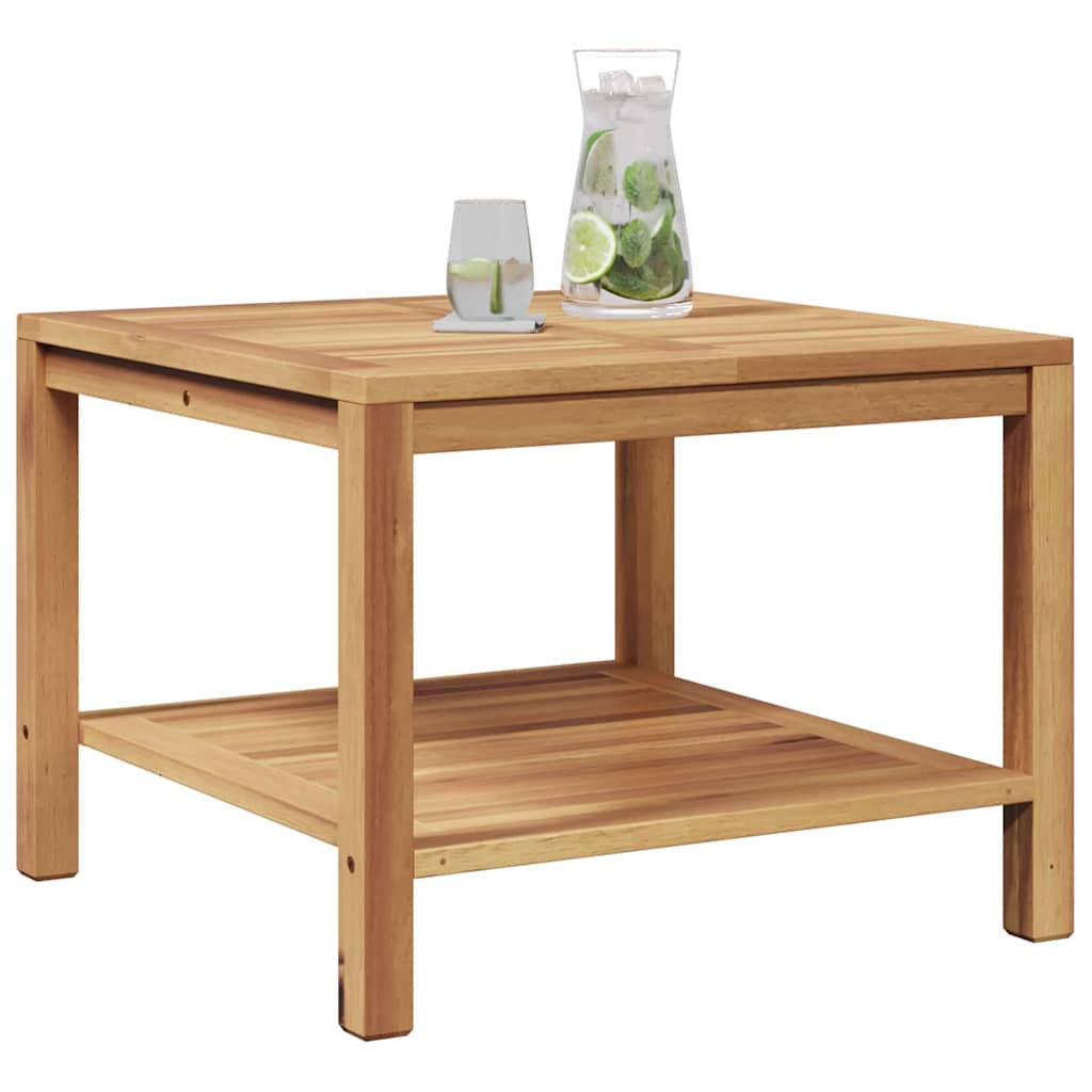 vidaXL Salontafel Bruin 60 x 60 x 45 cm Massief teakhout