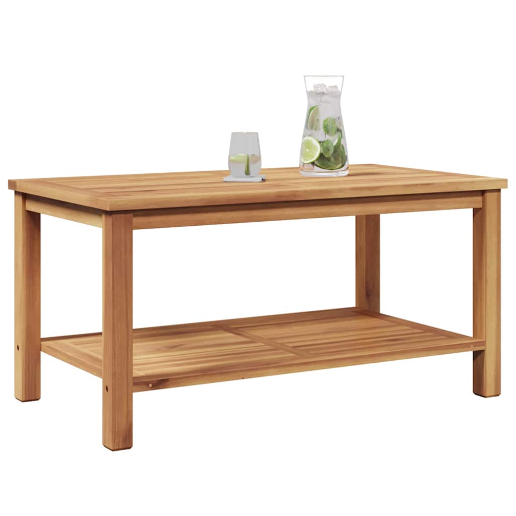 vidaXL Salontafel Bruin 90 x 50 x 45 cm Massief teakhout