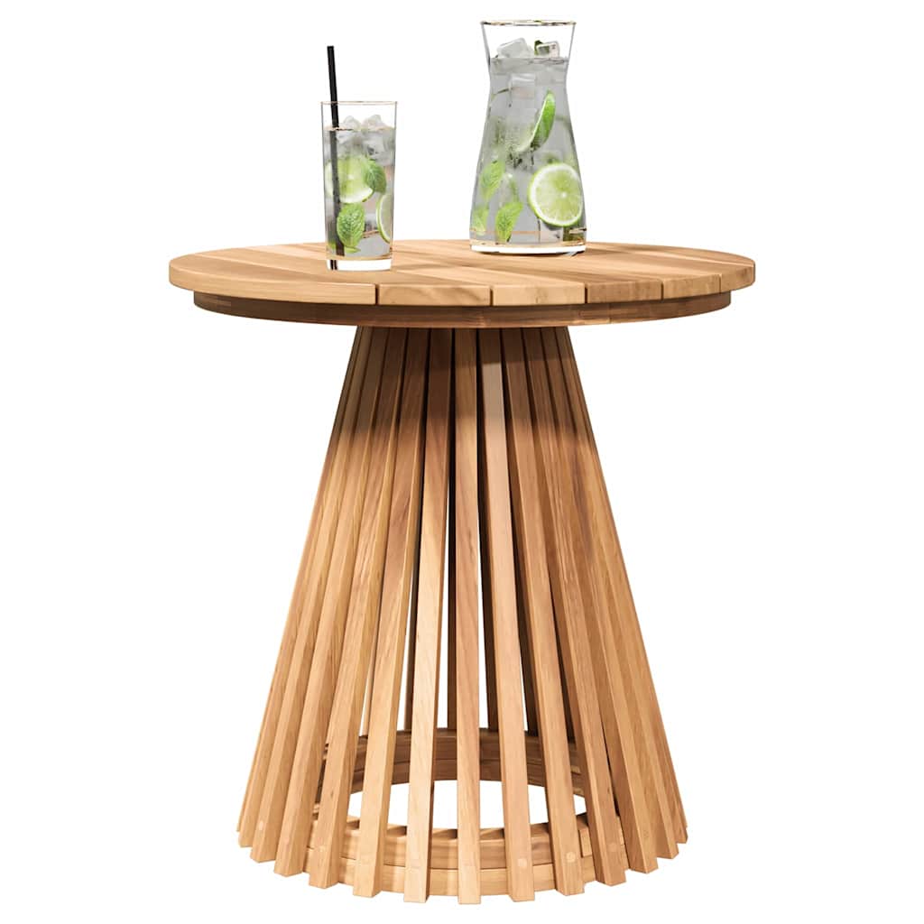 vidaXL Tuin Zijtafel Bruin 50 x 50 x 49.5 cm Massief teakhout