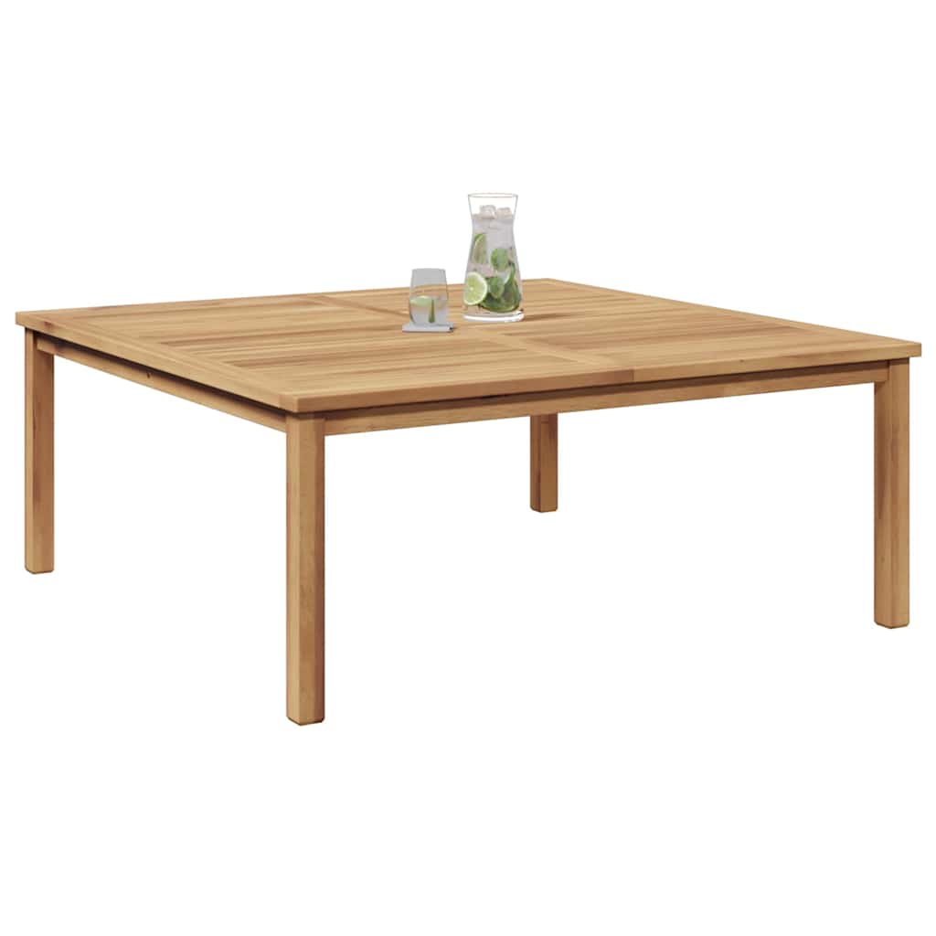 vidaXL Salontafel Bruin 110 x 110 x 45 cm Massief teakhout