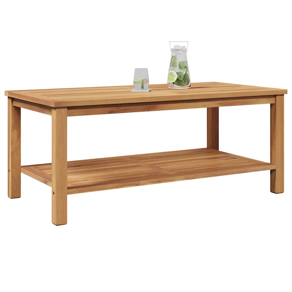 vidaXL Salontafel Bruin 110 x 55 x 45 cm Massief teakhout