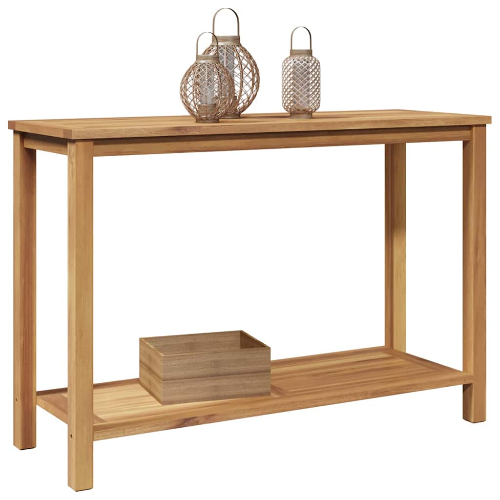 vidaXL Salontafel met opslag Bruin 110 x 40 x 45 cm Massief teakhout