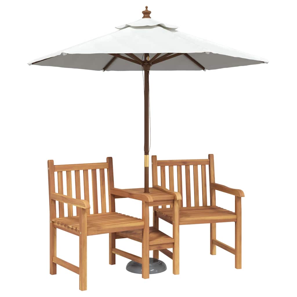vidaXL Tuinstoelen Bruin 152 x 63 x 89 cm Massief teakhout