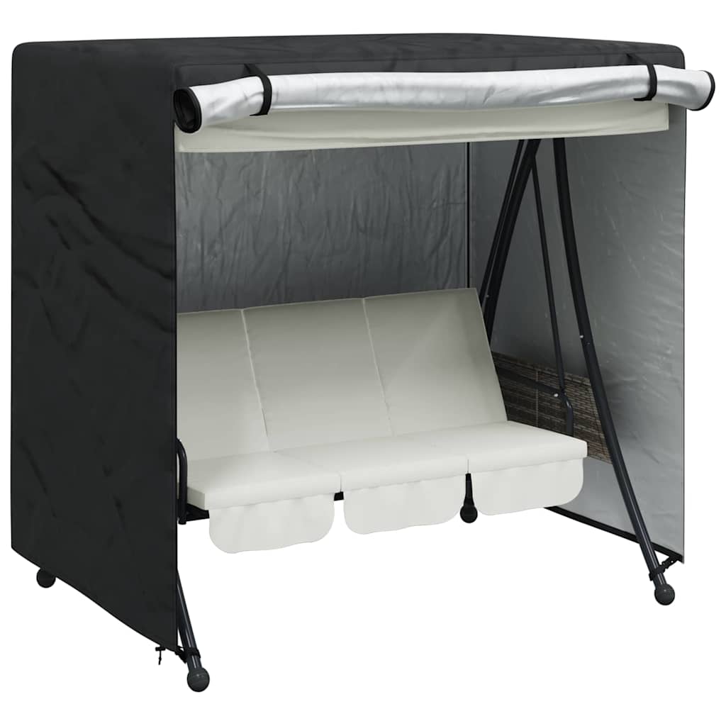 vidaXL Buitenmeubelhoes Zwart 175 x 125 x 160 cm 600D stof