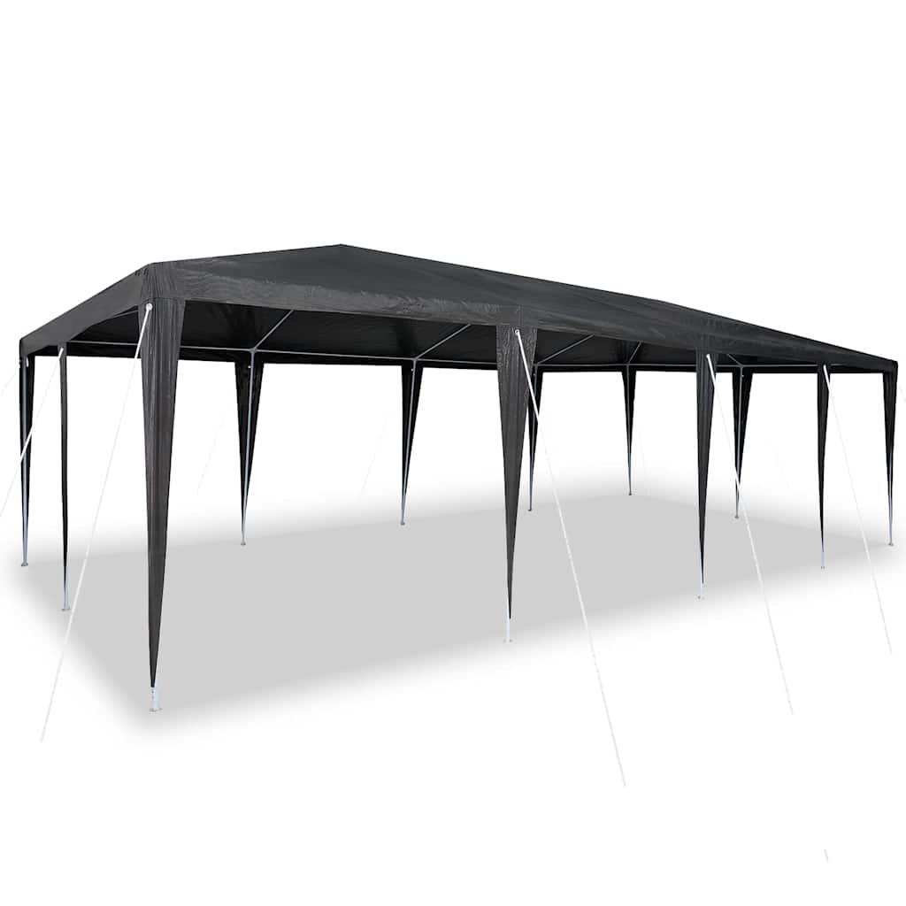 vidaXL Partytent Antraciet, Wit 800 x 400 x 266 cm Polyester, Staal