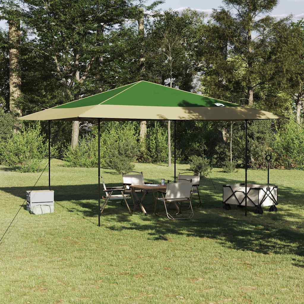 vidaXL Pop-up Luifel Tent Groen 400 x 400 cm Stof