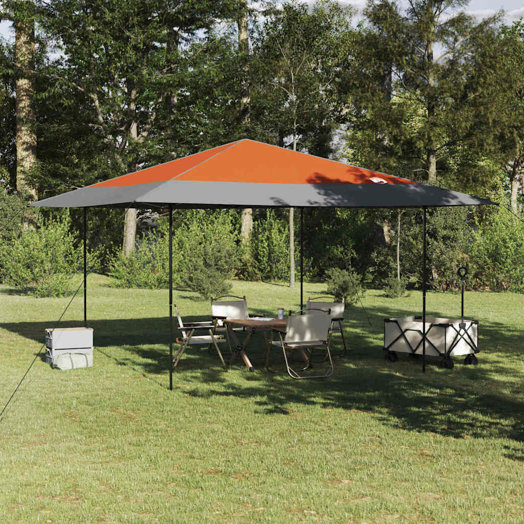 vidaXL Pop-up Luifel Tent Oranje 400 x 400 cm Stof