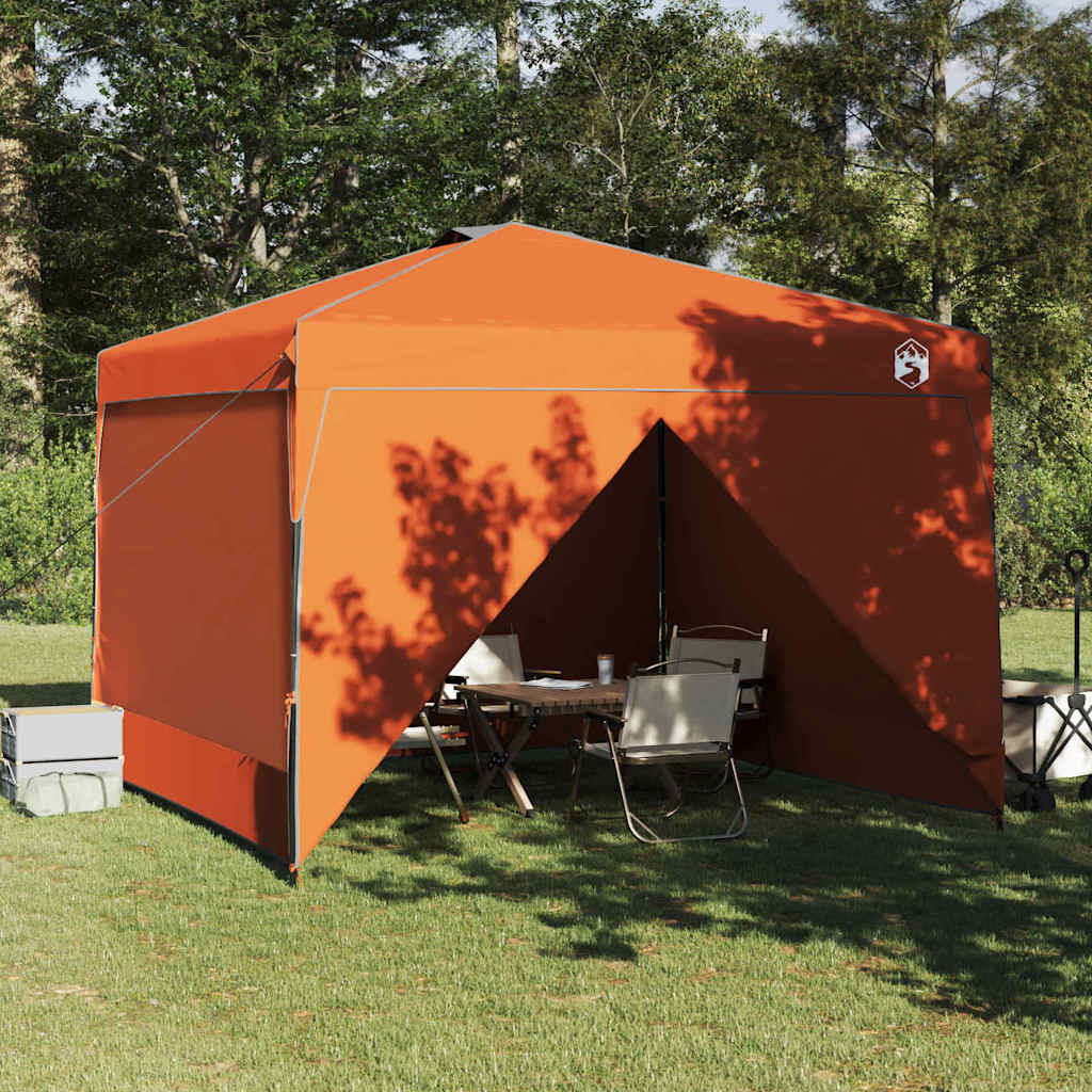 vidaXL Pop-up Luifel Tent Oranje 300 x 300 cm Stof