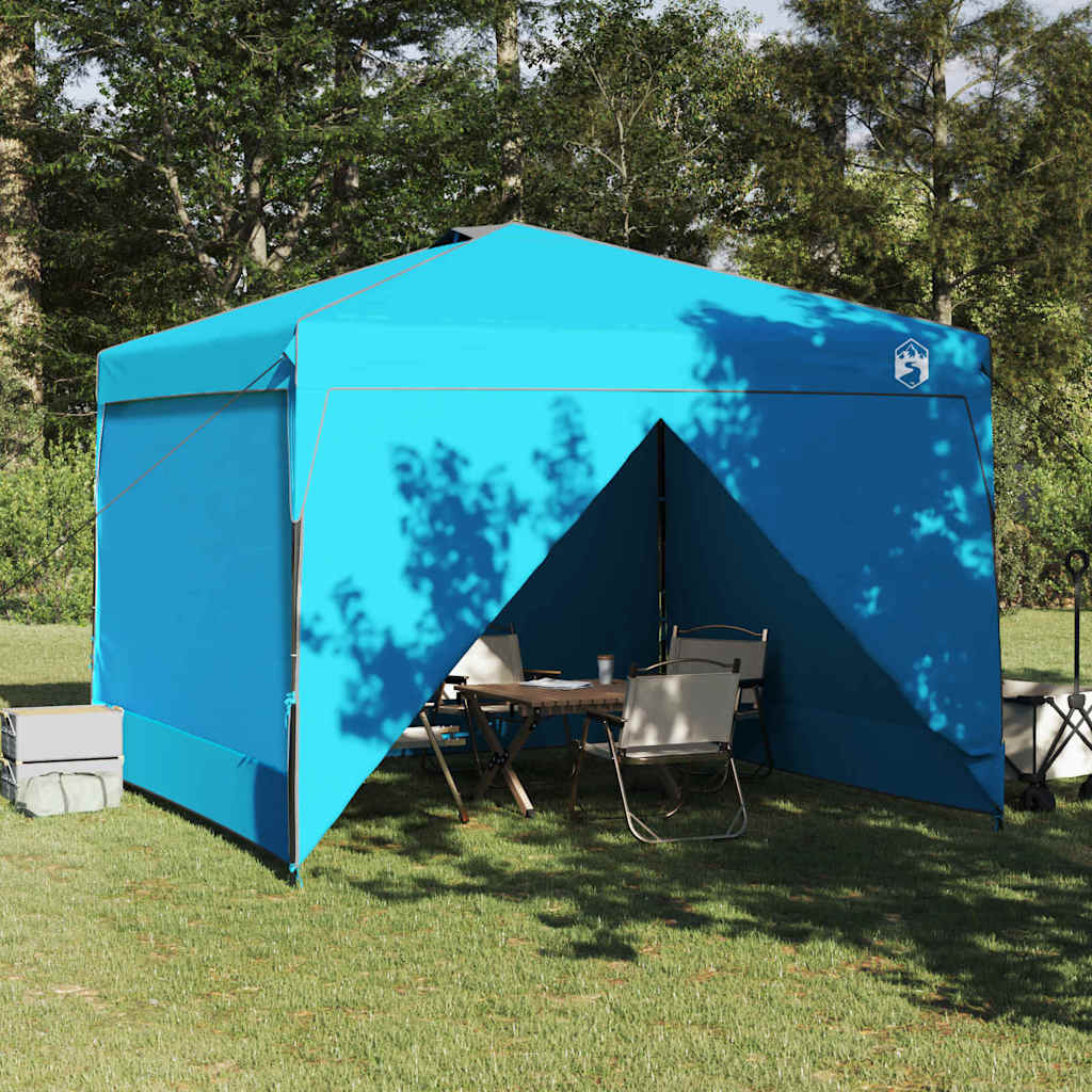 vidaXL Pop-up Luifel Tent Blauw 300 x 300 cm Stof
