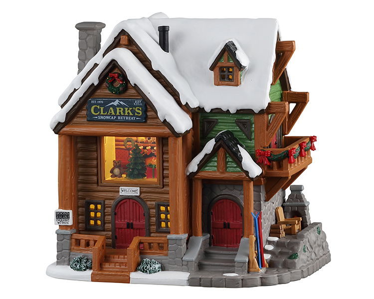 Lemax Clark s snowcap retreat b/o led - 