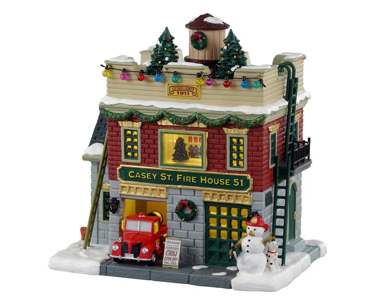 Lemax Casey St. Firehouse 51 - 