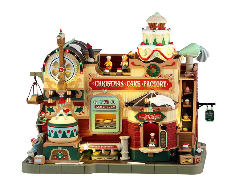 Lemax Christmas Cake Factory 21x34x30 cm Kersthuisje - 