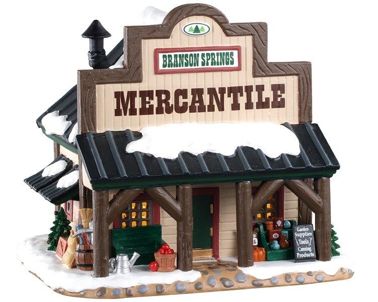 Lemax Branson springs mercantile, b/o led - 