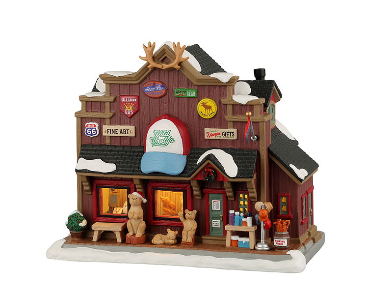 Lemax Wild Wooly'S Gift Shop B/O Led Kerst - 