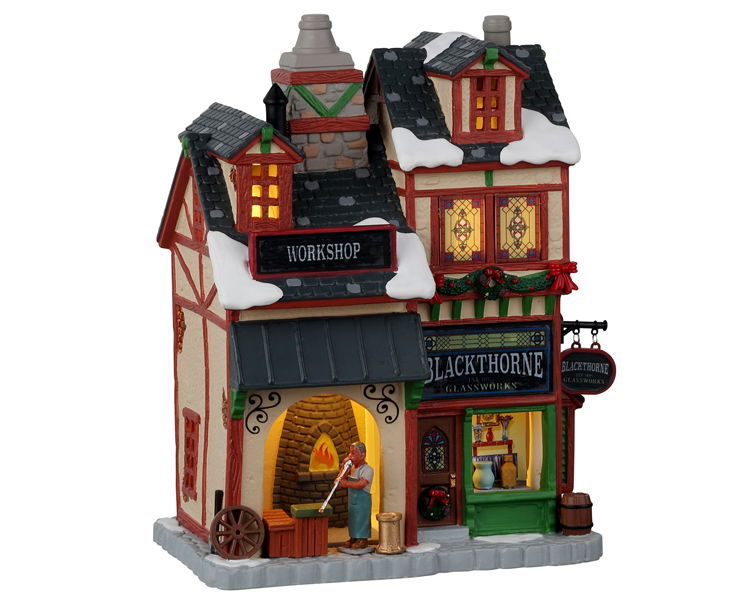Lemax Blackthorne Glassworks B/O Led Kerst - 