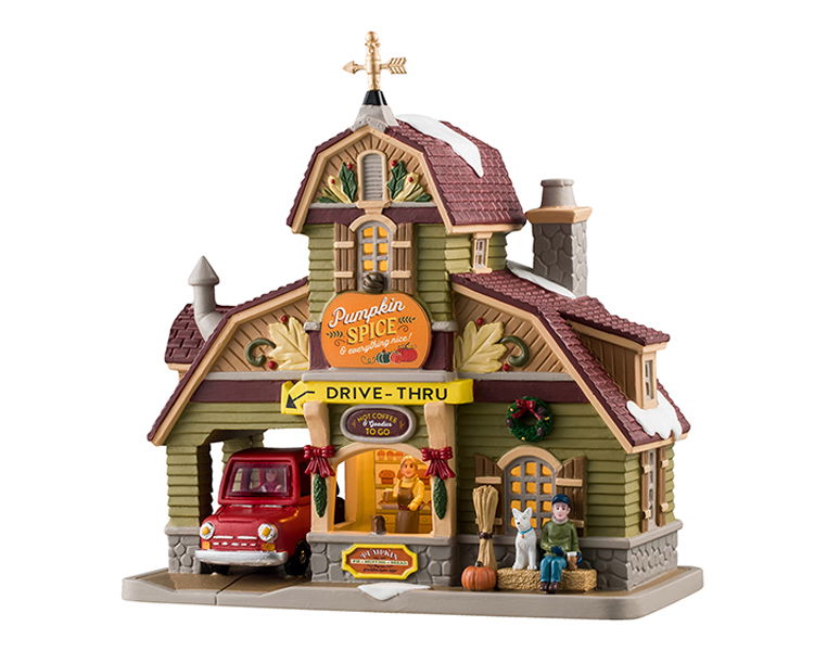 Lemax Pumpkin Spice & Everything Nic 14x25x23 cm Kersthuisje - 