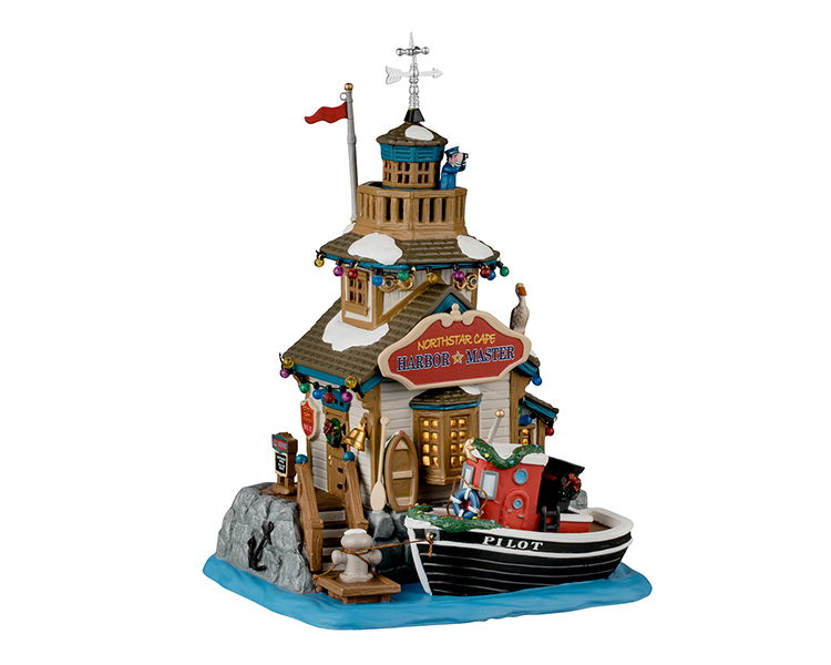 Lemax Northstar Cape Harbor Master H 20x22x26 cm Kersthuisje - 