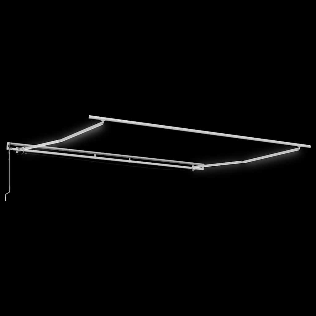 vidaXL Markies Wit 5 × 3,5 m Metaal