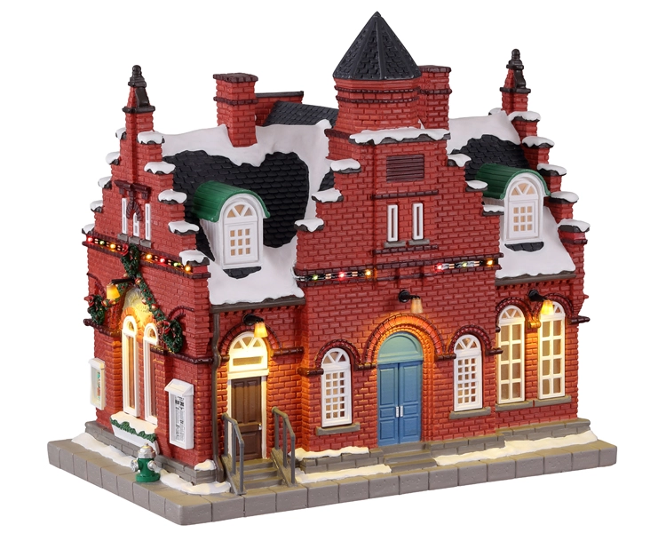 Lemax Town Offices 1884  Norman Rockwell Collection 2023 Limited Edition
