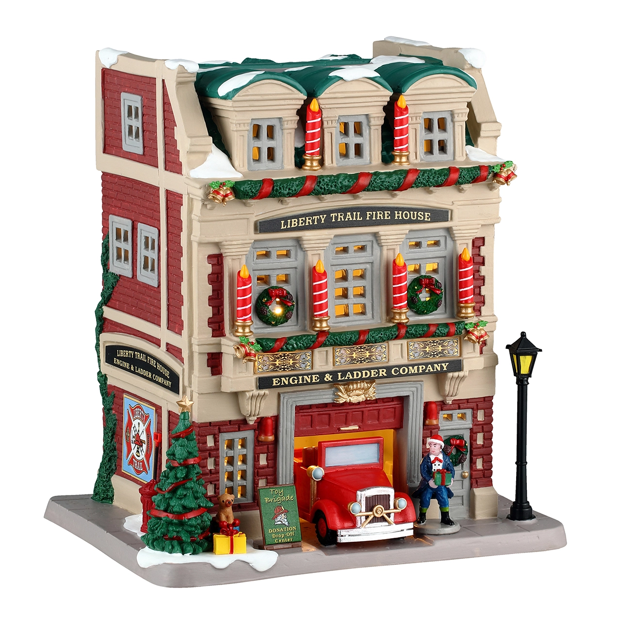 Lemax Liberty Trail Fire House  Caddington Village Collection 2024