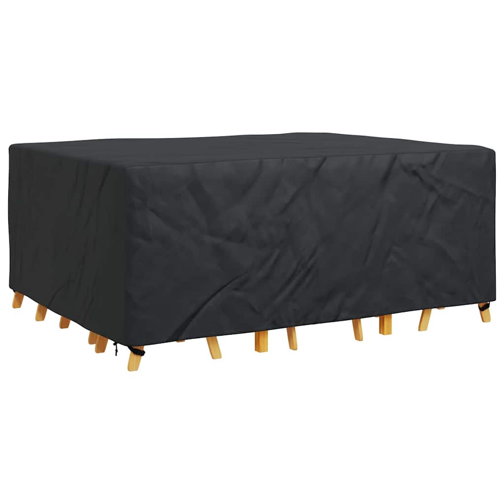 vidaXL Hoes voor tuinmeubelen Zwart 240 x 190 x 90 cm 420D