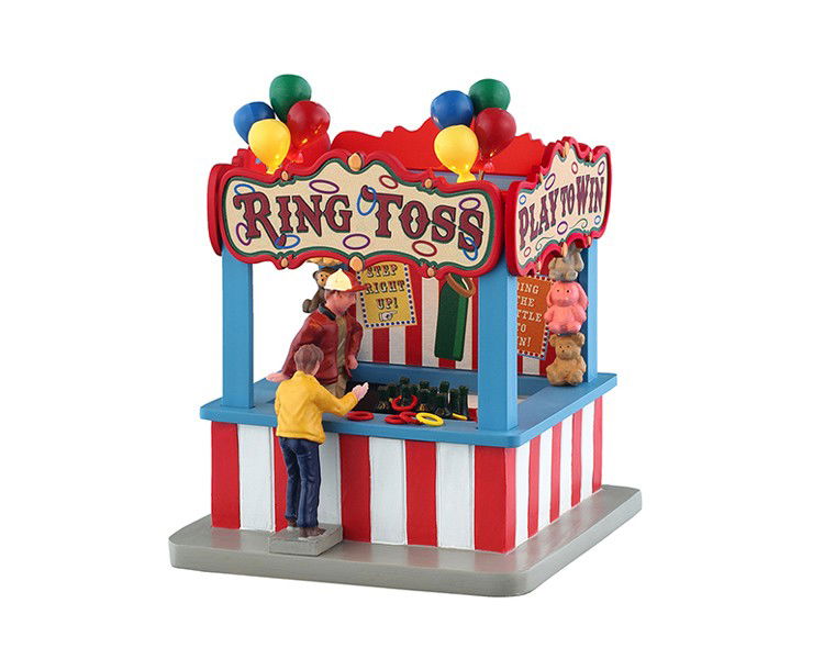 Lemax Kerstdorpminiatuur Ring Toss Game 15x15x23 cm - 