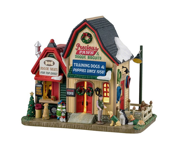 Lemax Kerstdorpminiatuur Precious Paws & Doggie Biscuits 13x23x23 cm - 