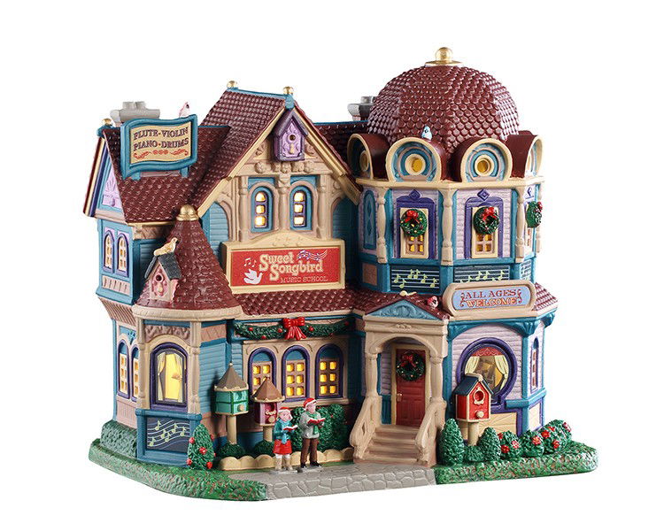 Lemax Kerstdorpminiatuur Sweet Songbird Music School 18x27x26 cm - 