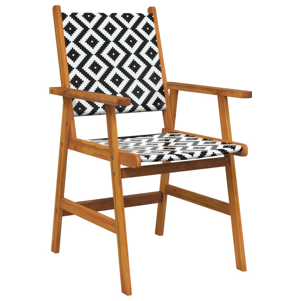 vidaXL Tuinstoelen 6 stuks massief acaciahout