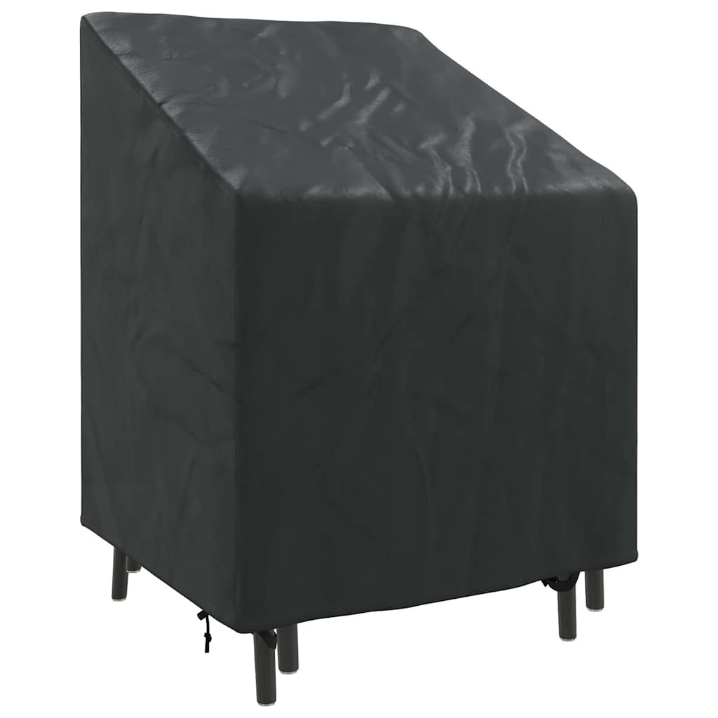 vidaXL Tuinstoelhoes Zwart 75 x 78 x 65 / 100 cm 420D stof