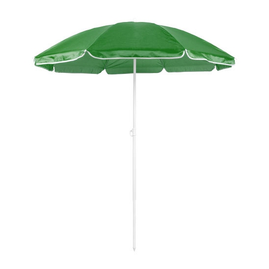 Merkloos Verstelbare strand/tuin parasol - groen - dia 150 cm - Zonbescherming - Voordelige parasols -