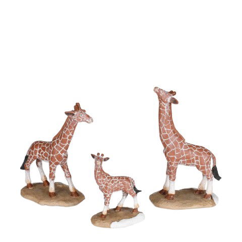 Luville Giraffe family 3 stuks - l9,5xb4,5xh13cm - 