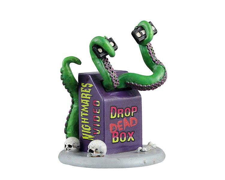 Lemax Halloweenminiatuur Drop Dead Box 5x10x16 cm - 