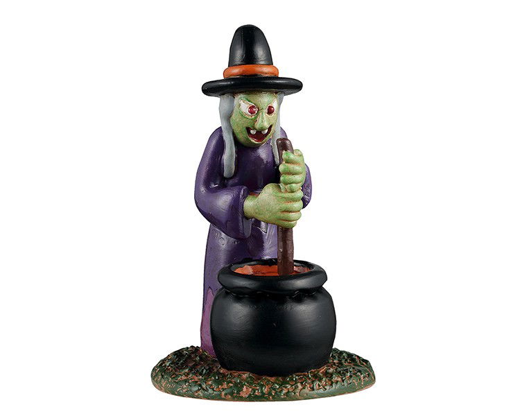 Lemax Halloweenminiatuur Inflatable Witch Yard Decoration 4x10x13 cm - 