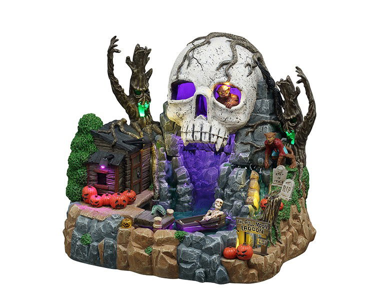 Lemax Halloweenminiatuur The Full Moon Lagoon 22x26x27 cm - 