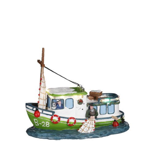 Luville Fishing boat battery operated - l21xb11xh16,5cm - 