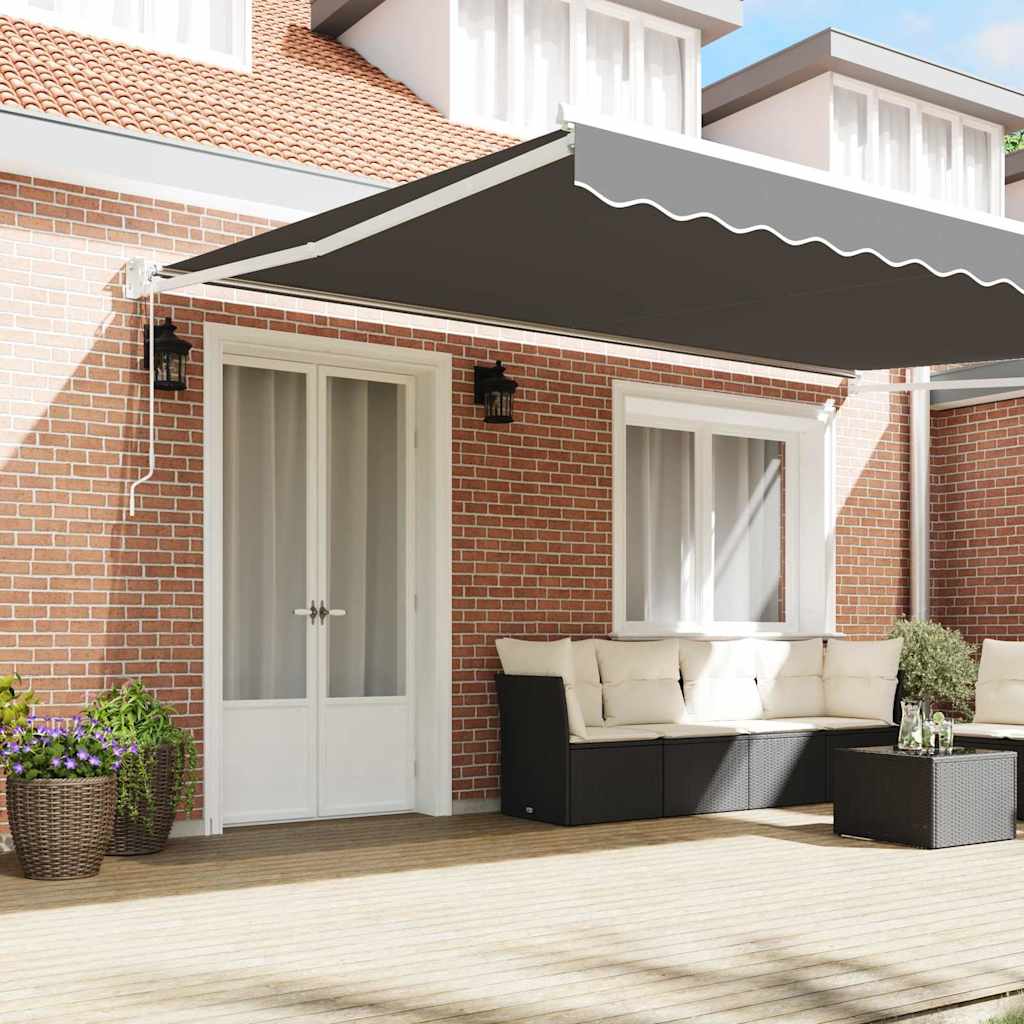 vidaXL Markies Wit 4 × 3 m Metaal