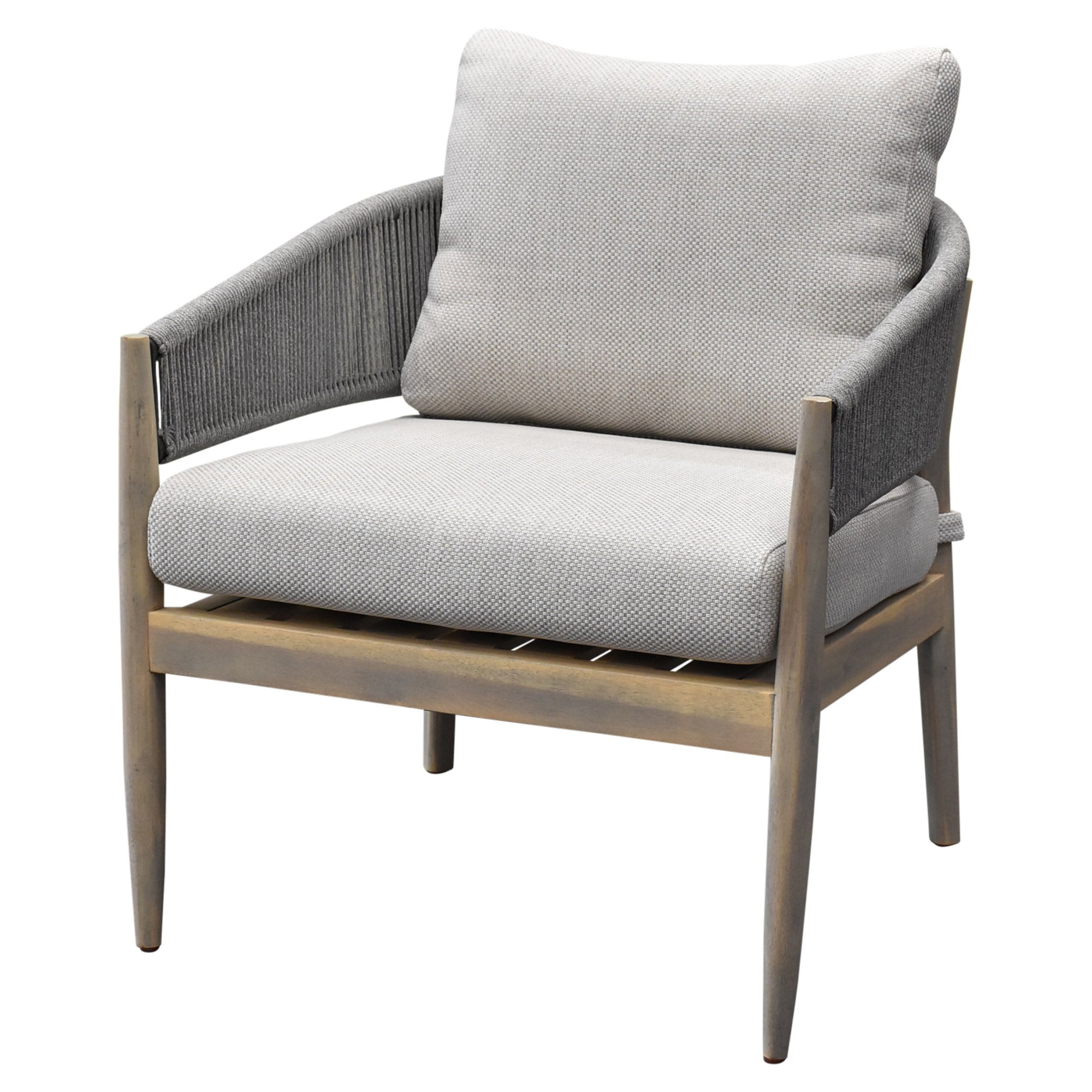 AVH-Collectie Cocoon lounge tuinstoel rope light grey