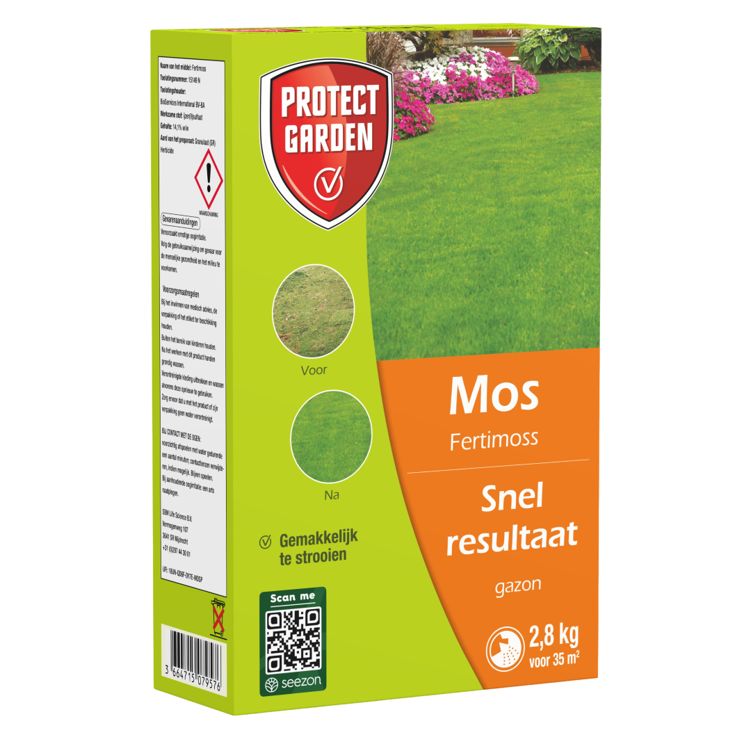 Protect Grasvoeding en Mosbestrijder Fertimoss 2 8kg - 