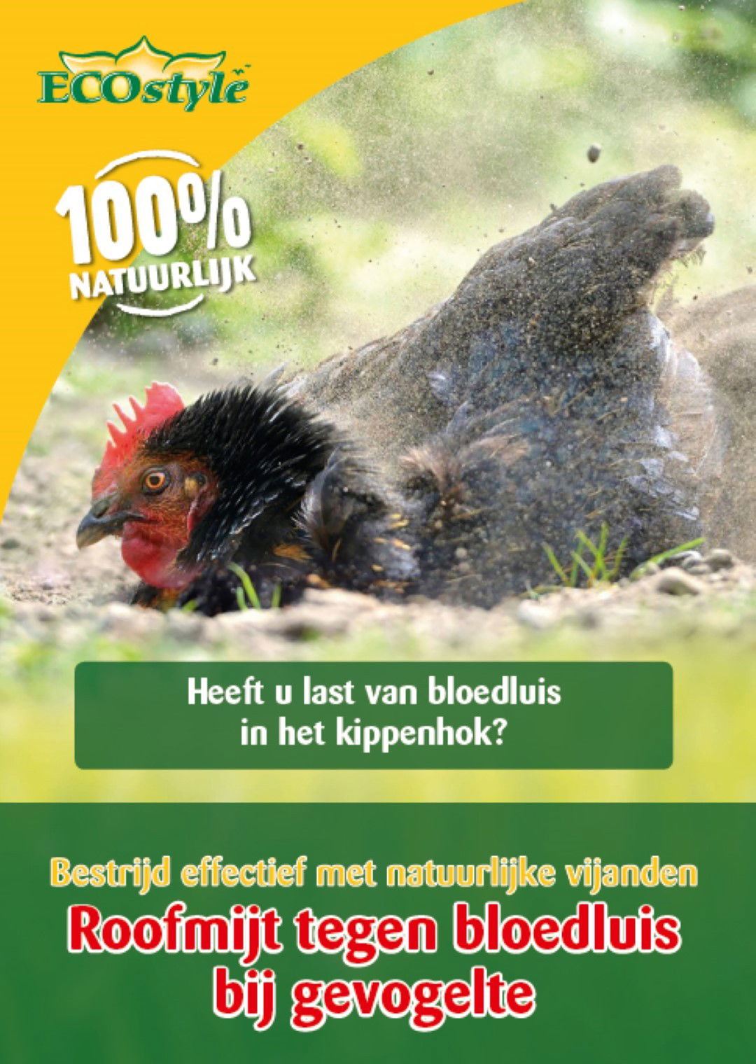 Ecostyle natuurlijke vijanden Roofmijt tegen bloedluis bij gevogelte 5.000 stuks - 
