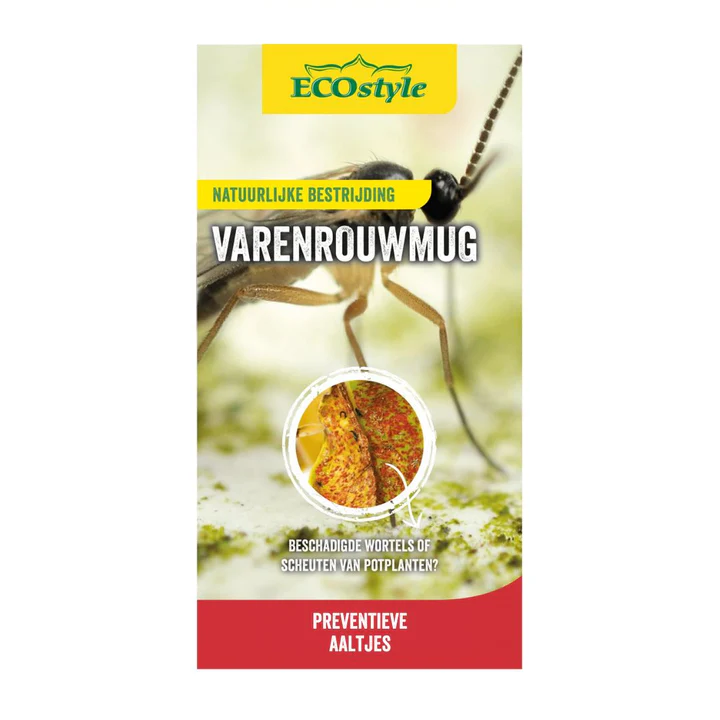 Ecostyle natuurlijke vijanden Aaltjes in gelcapsules tegen varenrouwmug 200 stuks 20 planten - 